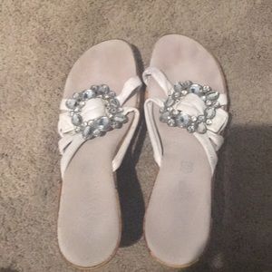 Wedge shoes with Buckle